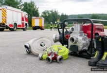 KI-generiertes Symbolfoto zu Brand bei Altheim (Alb), Märkleshöfe