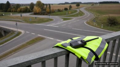 KI-generiertes Symbolfoto zu Verkehrsunfall bei Laupheim
