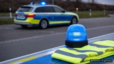 KI-generiertes Symbolfoto zu Verkehrskontrolle bei Leipheim