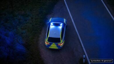 KI-generiertes Symbolfoto zu Polizeikontrolle bei Lindau