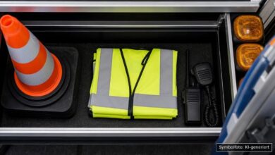 KI-generiertes Symbolfoto zu Polizeikontrolle bei Rentweinsdorf, Landkreis Haßberge
