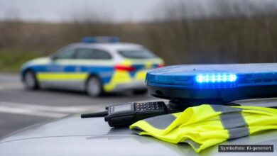 KI-generiertes Symbolfoto zu Polizeieinsatz bei Mürsbach, Gemeinde Rattelsdorf, Landkreis Bamberg