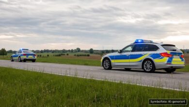KI-generiertes Symbolfoto zu Polizeieinsatz / Widerstand gegen Vollstreckungsbeamte bei Wettersteinplatz, München-Untergiesing-Harlaching