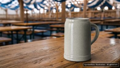 KI-generiertes Symbolfoto zu Polizeieinsatz bei München, Theresienwiese (Oktoberfest)