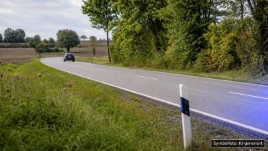KI-generiertes Symbolfoto zu Unfallflucht bei Memmingen