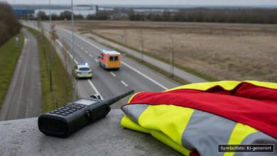 KI-generiertes Symbolfoto zu Verkehrsunfall bei Memmingen