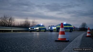 KI-generiertes Symbolfoto zu Polizeieinsatz bei Schwabmünchen