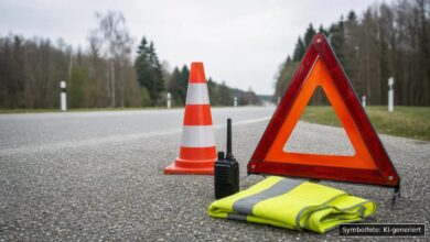 KI-generiertes Symbolfoto zu Verkehrskontrolle bei Burgau