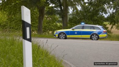 KI-generiertes Symbolfoto zu Verkehrskontrolle bei Möttingen