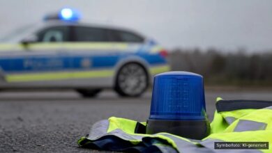 KI-generiertes Symbolfoto zu Verkehrsunfall bei Bonstetten