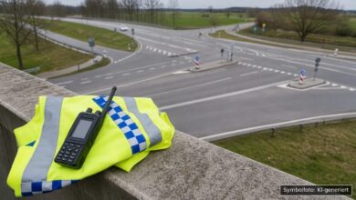 KI-generiertes Symbolfoto zu Verkehrsunfall bei Königsbrunn