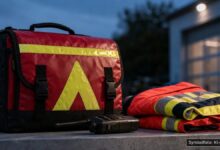 KI-generiertes Symbolfoto zu Verkehrsunfall bei Lauingen