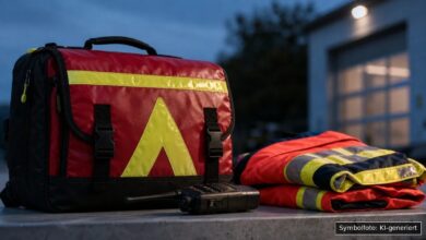 KI-generiertes Symbolfoto zu Verkehrsunfall bei Lauingen