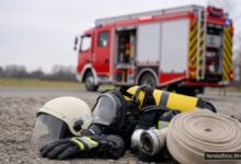 KI-generiertes Symbolfoto zu Feuerwehr / Technikeinführung bei Steppach, Neusäß