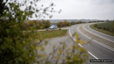 KI-generiertes Symbolfoto zu Polizeikontrolle bei Günzburg
