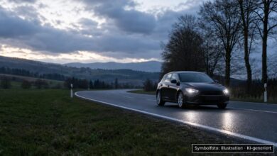 KI-generiertes Symbolfoto zu Verkehrskontrollen / Präventionshinweise bei Niederbayern