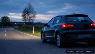 KI-generiertes Symbolfoto zu Alkoholfahrt bei Nördlingen, Wemdinger Straße
