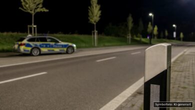 KI-generiertes Symbolfoto zu Verkehrskontrolle bei Memmingen