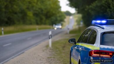 KI-generiertes Symbolfoto zu Polizeikontrolle bei Mietingen