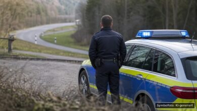 KI-generiertes Symbolfoto zu Verkehrskontrolle bei Heidenheim