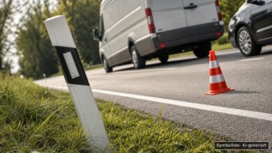 KI-generiertes Symbolfoto zu Verkehrsunfall bei Buchdorf