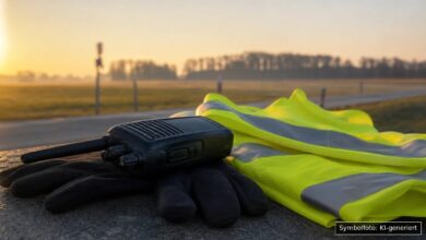 KI-generiertes Symbolfoto zu Verkehrsunfall bei Donauwörth