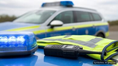 KI-generiertes Symbolfoto zu Polizeieinsatz / Durchsuchung bei Laupheim