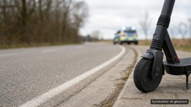 KI-generiertes Symbolfoto zu Polizeikontrolle bei Schwabmünchen