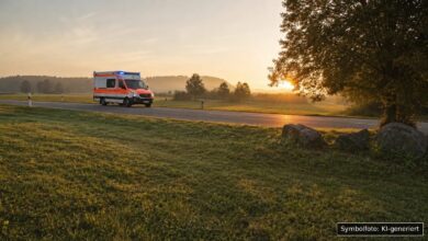 KI-generiertes Symbolfoto zu Verkehrsunfall bei Schweinspoint