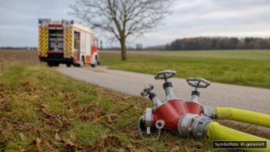KI-generiertes Symbolfoto zu Feuerwehreinsatz bei Kaisheim OT Altisheim