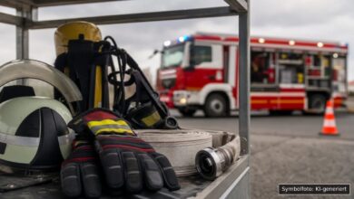 KI-generiertes Symbolfoto zu Verkehrsunfall bei Eltmann, A70