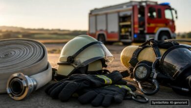 KI-generiertes Symbolfoto zu Brand bei Gutenzell-Hürbel