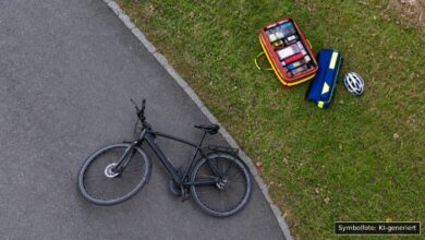 KI-generiertes Symbolfoto zu Verkehrsunfall bei Marktoberdorf