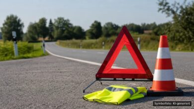 KI-generiertes Symbolfoto zu Verkehrsgefährdung bei Kicklingen