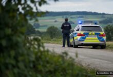 KI-generiertes Symbolfoto zu Verkehrsunfall bei Lauingen
