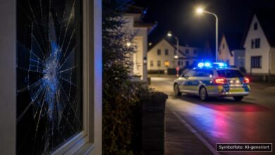 KI-generiertes Symbolfoto zu Sachbeschädigung bei Ziemetshausen