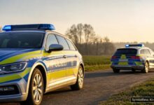 KI-generiertes Symbolfoto zu Polizeieinsatz bei Roßtal, Landkreis Fürth
