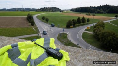 KI-generiertes Symbolfoto zu Verkehrsunfallflucht bei Blaichach-Gunzesried