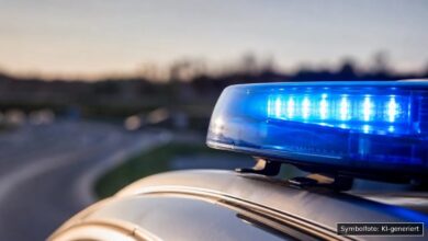 KI-generiertes Symbolfoto zu Polizeikontrolle mit Sicherstellung bei BAB A3, Anschlussstelle Passau-Süd bei Neuhaus am Inn, Landkreis Passau