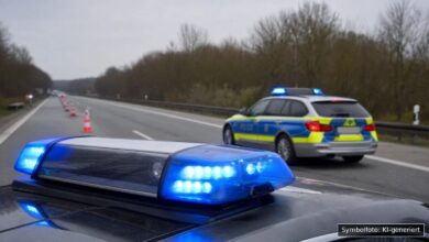 KI-generiertes Symbolfoto zu Sicherstellung eines gestohlenen Fahrzeugs bei BAB A3, Parkplatz Hammerbach bei Passau