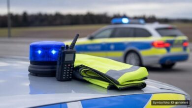 KI-generiertes Symbolfoto zu Polizeieinsatz bei Kempten