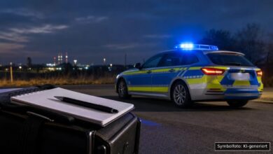 KI-generiertes Symbolfoto zu Sachbeschädigung durch Schusswaffengebrauch bei Cham