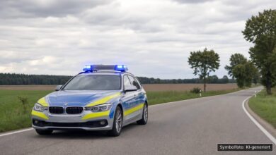 KI-generiertes Symbolfoto zu Verkehrskontrolle bei Asbach-Bäumenheim