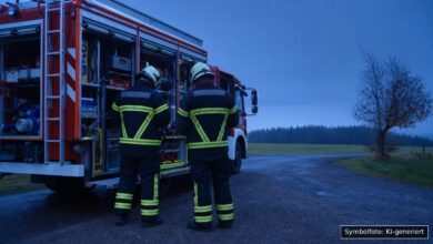 KI-generiertes Symbolfoto zu Brand bei Oberstaufen-Steibis