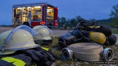 KI-generiertes Symbolfoto zu Verkehrsunfall bei Mallersdorf-Pfaffenberg