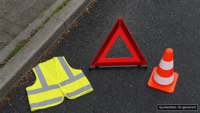 KI-generiertes Symbolfoto zu Verkehrsunfall bei Huisheim