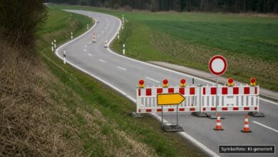 KI-generiertes Symbolfoto zu Sachbeschädigung / Gefährlicher Eingriff in den Straßenverkehr bei Sigmarszell
