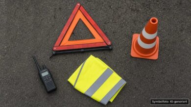 KI-generiertes Symbolfoto zu Verkehrsunfall bei Sontheim
