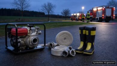 KI-generiertes Symbolfoto zu Brand bei Obergünzburg