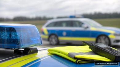 KI-generiertes Symbolfoto zu Bedrohung mit Waffe bei Kempten
